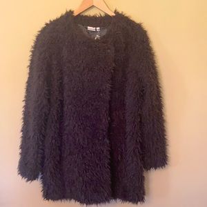 FABULOUS Poodle Coat - Dark Grey. BNWT. Sooo Pretty and Chic. Sz S (runs more M)